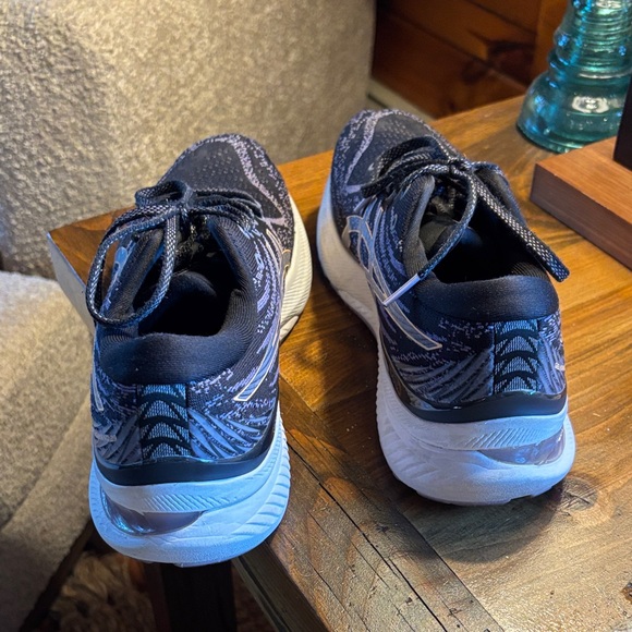 ASICS Dark Grey Purple and White Athletic Sneakers - Picture 15 of 16